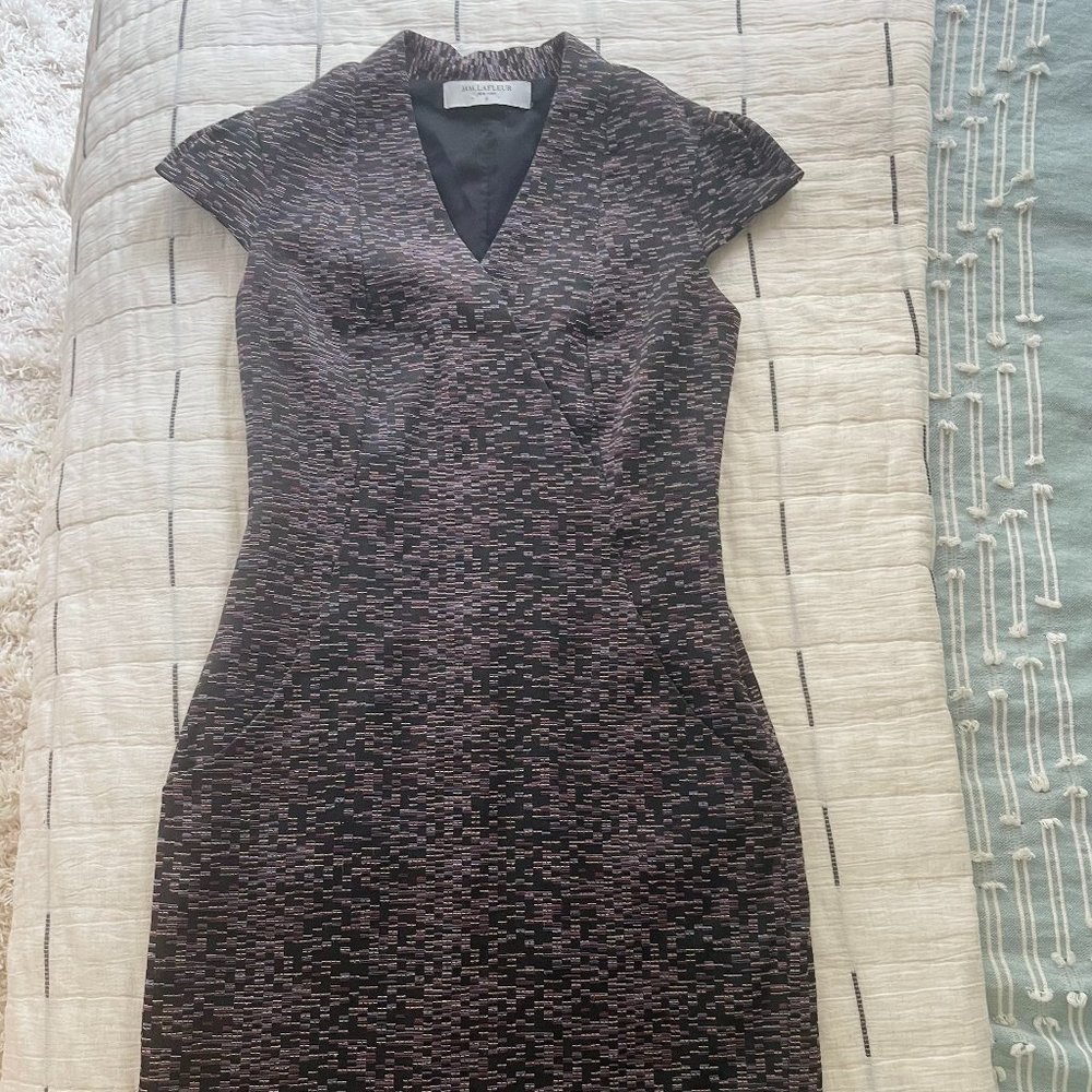 M.M. LaFleur Dark Purple Sheath Dress